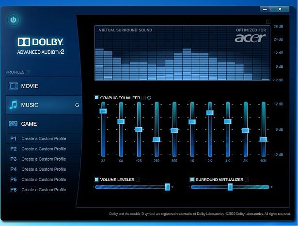 dolby virtual surround sound software